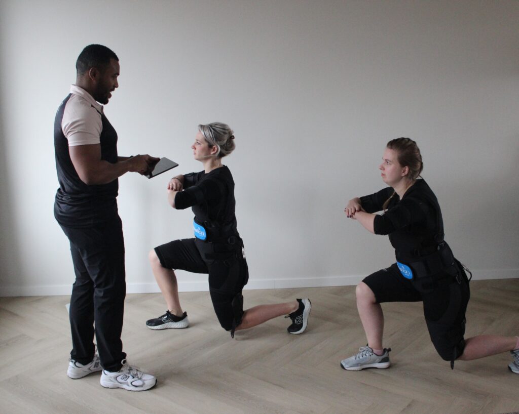 Persoonlijke begeleiding tijdens EMS personal training
